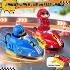 Set of 2 RC Bumper Cars with Ejecting Robots