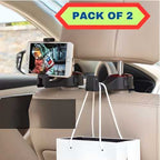 Car Seat Back Hooks with Phone Holder(Pack of 2)