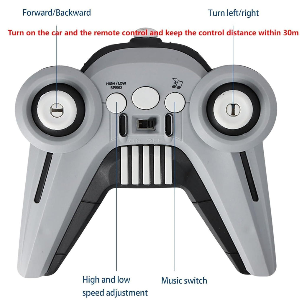 Set of 2 RC Bumper Cars with Ejecting Robots